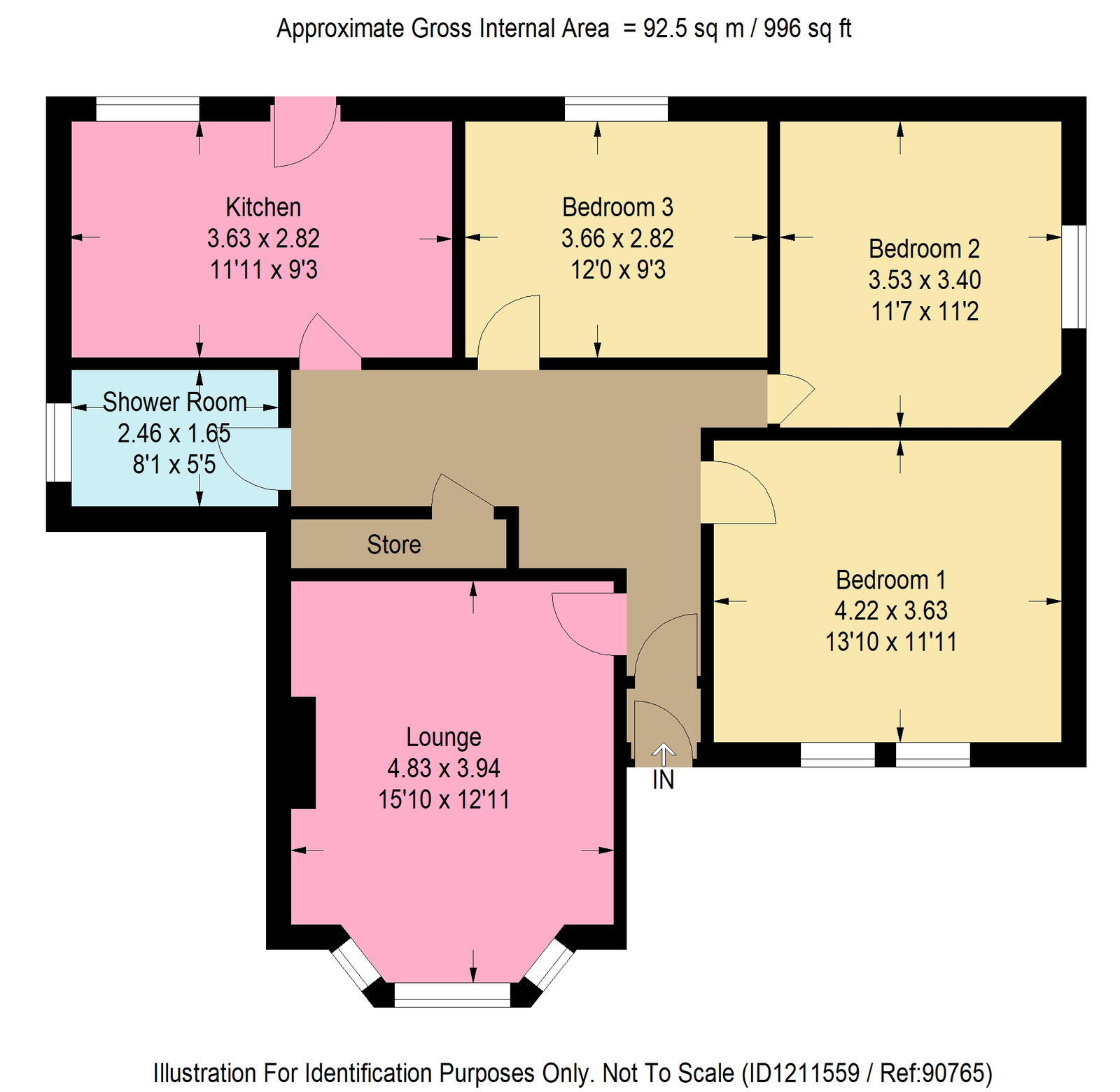 18, Majors Place, Falkirk floorplan