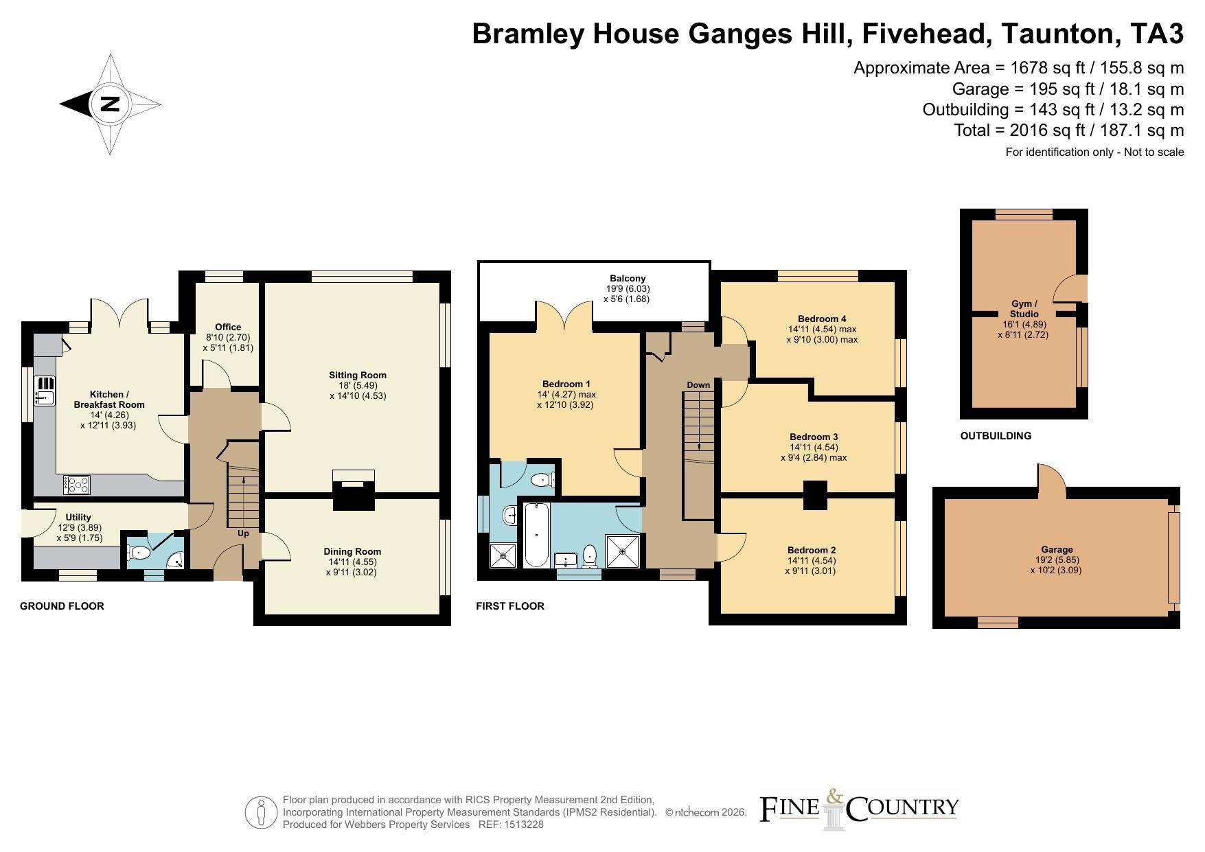 Bramley House,, Ganges Hill, Taunton floorplan