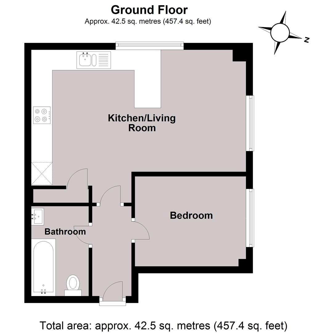5 Oystergate Apartments,, Wraik Hill, Whitstable floorplan