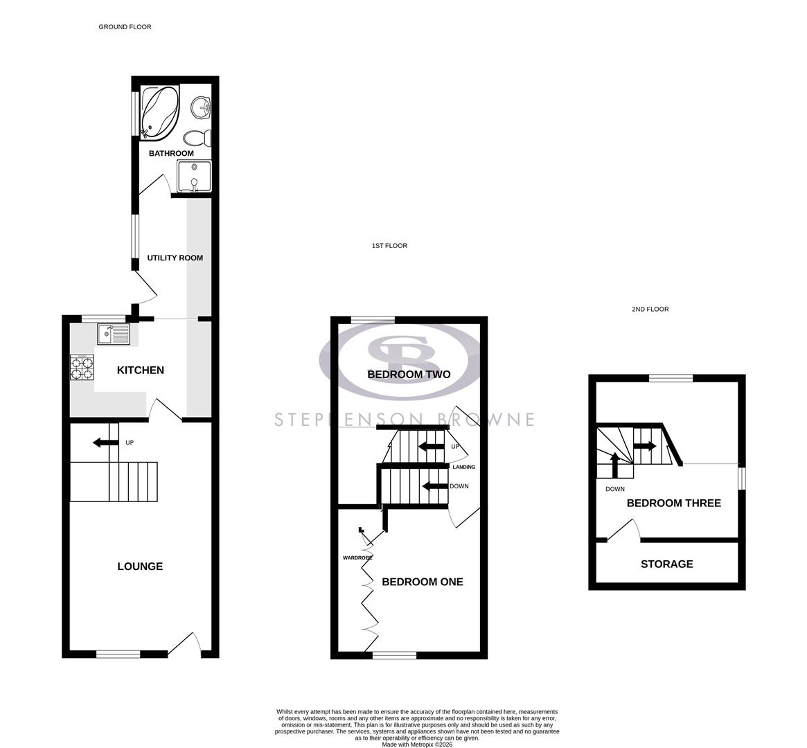 13, Dean Hollow, Audley floorplan