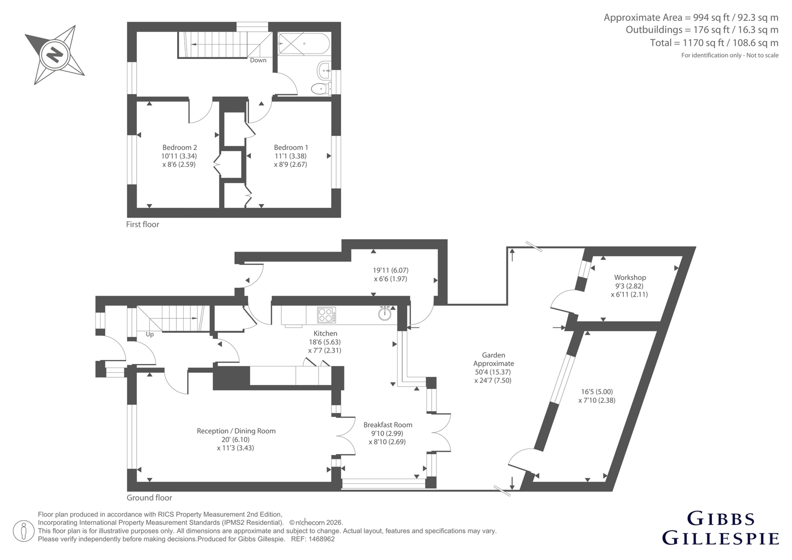 24, Sullivan Crescent, Uxbridge floorplan