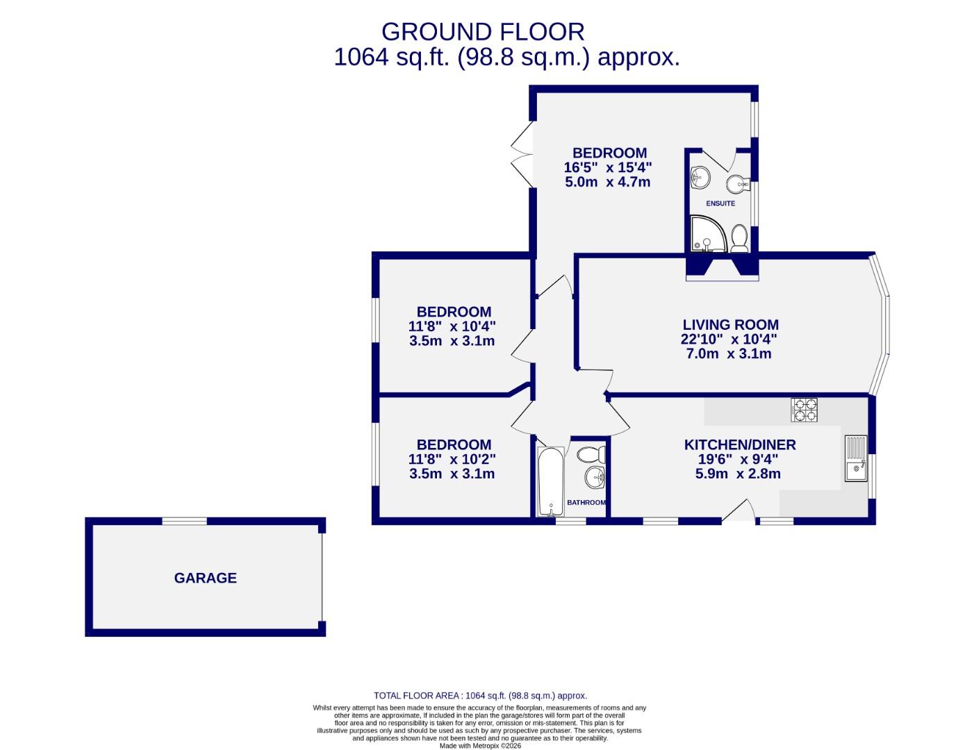 15, Farriers Croft, York floorplan