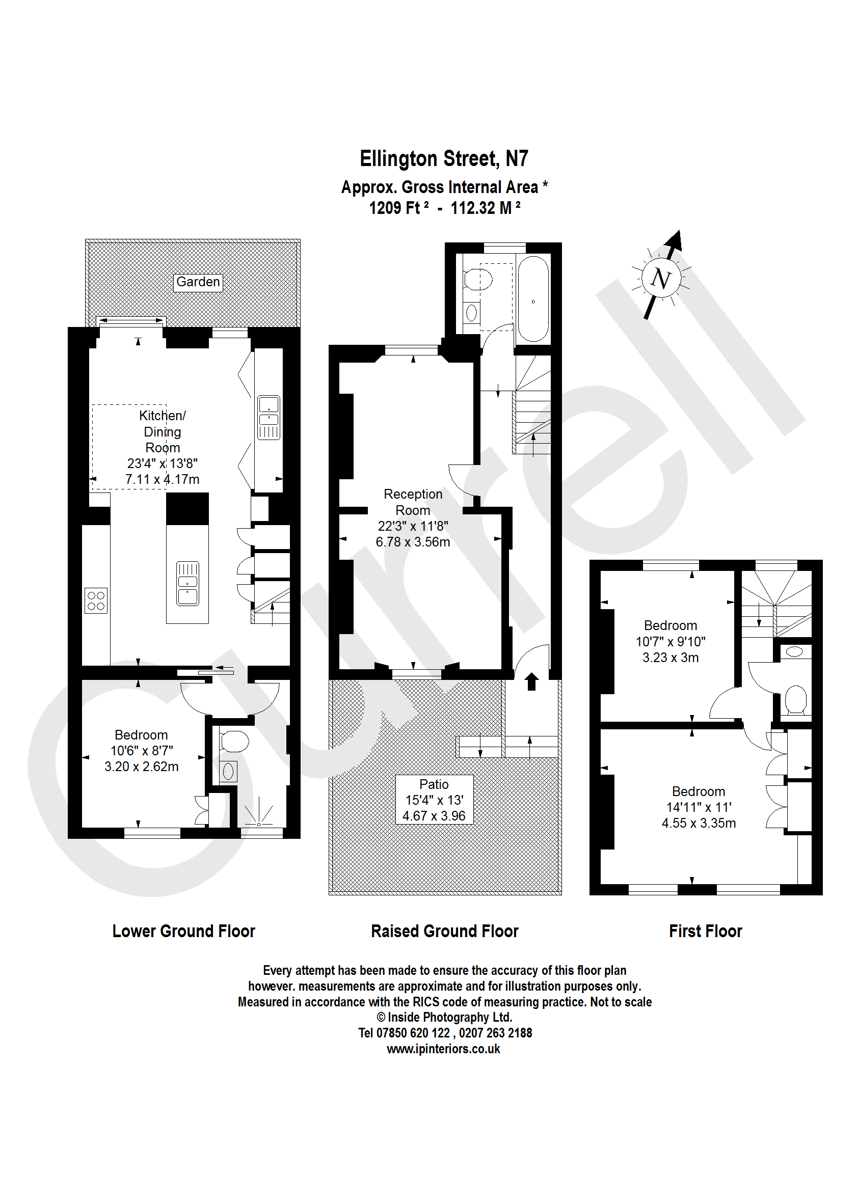 3 Bedrooms Detached house to rent in Ellington Street, Lower Holloway N7