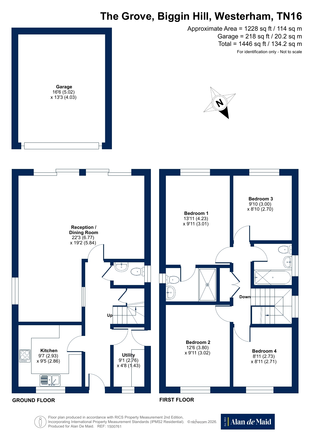 26A, The Grove, Westerham floorplan