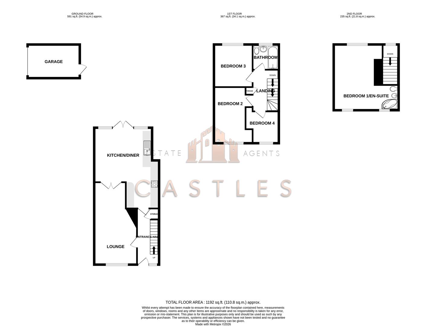 114, Cherry Tree Avenue, Waterlooville floorplan