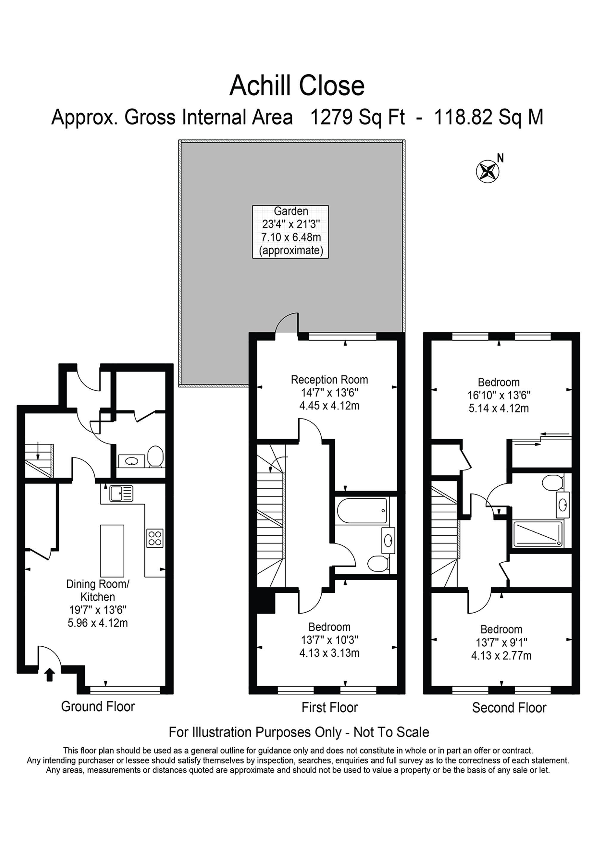 24 Achill Close, London floorplan