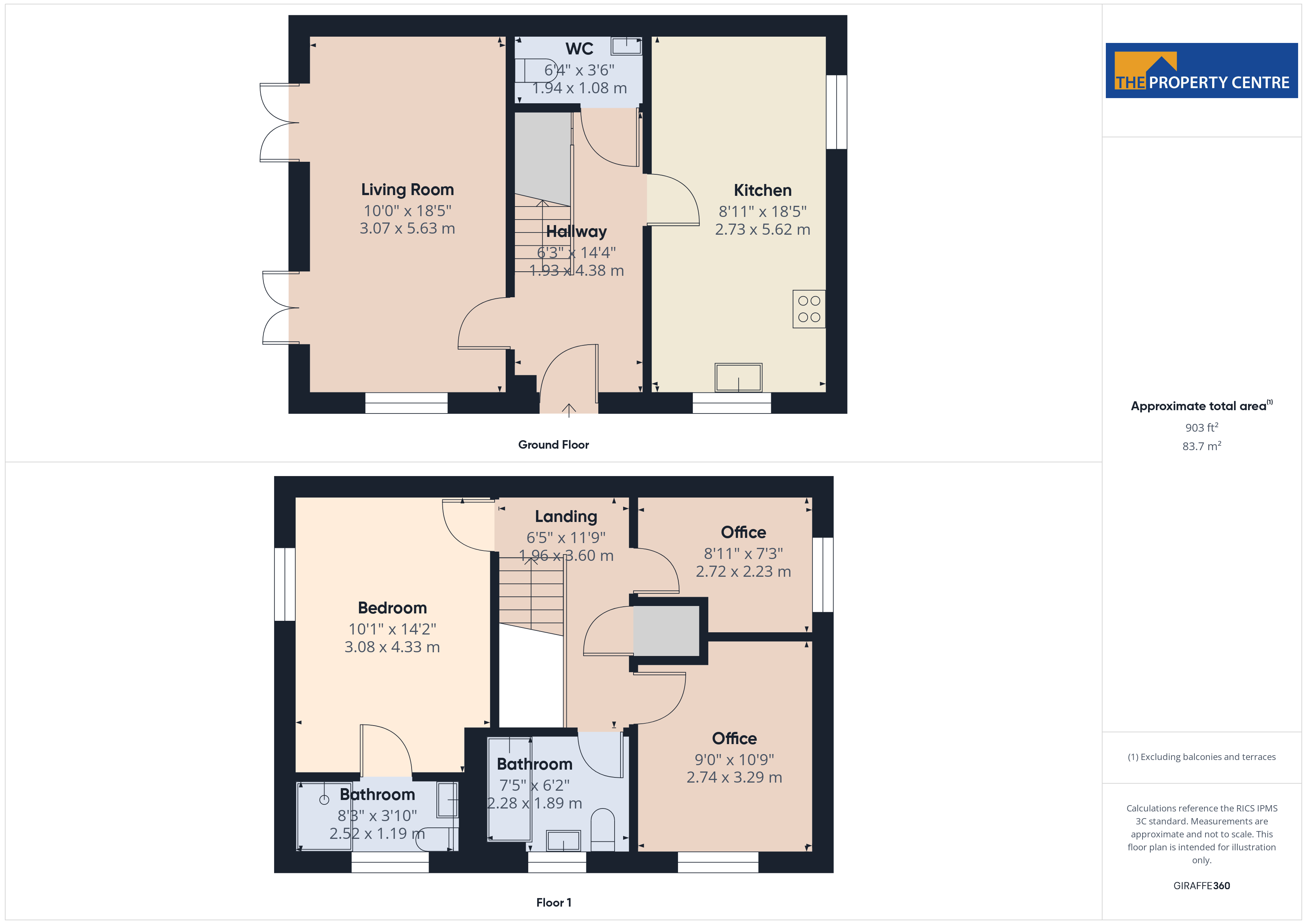 128, Sentinel Close, Worcestershire floorplan