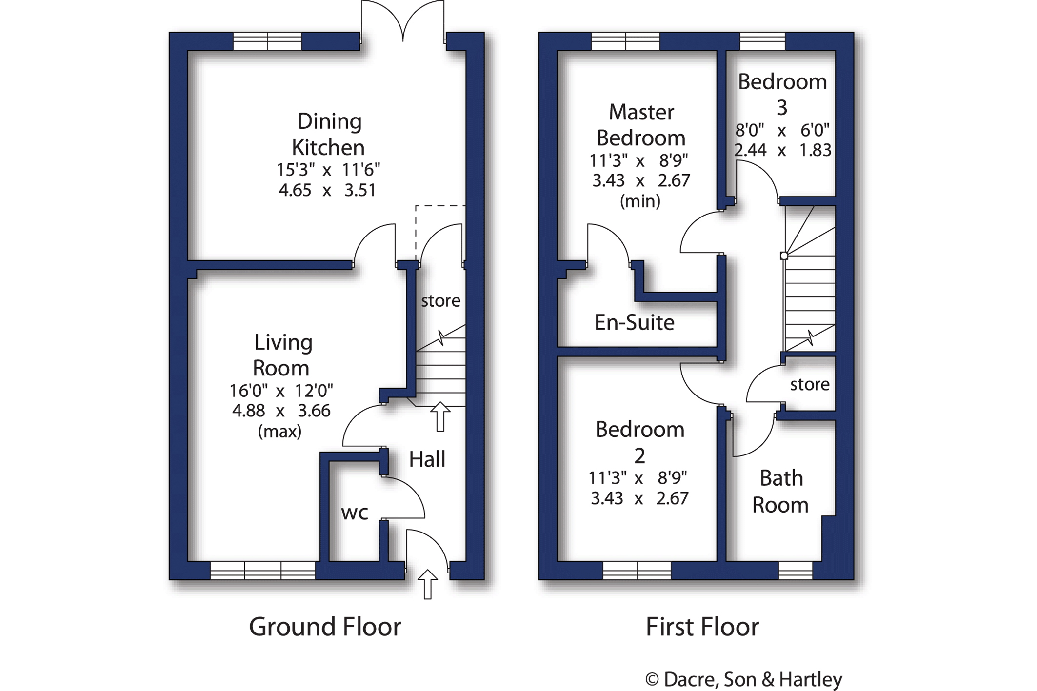 New home, 3 bed town house for sale in Barfield Mews, Britannia Road