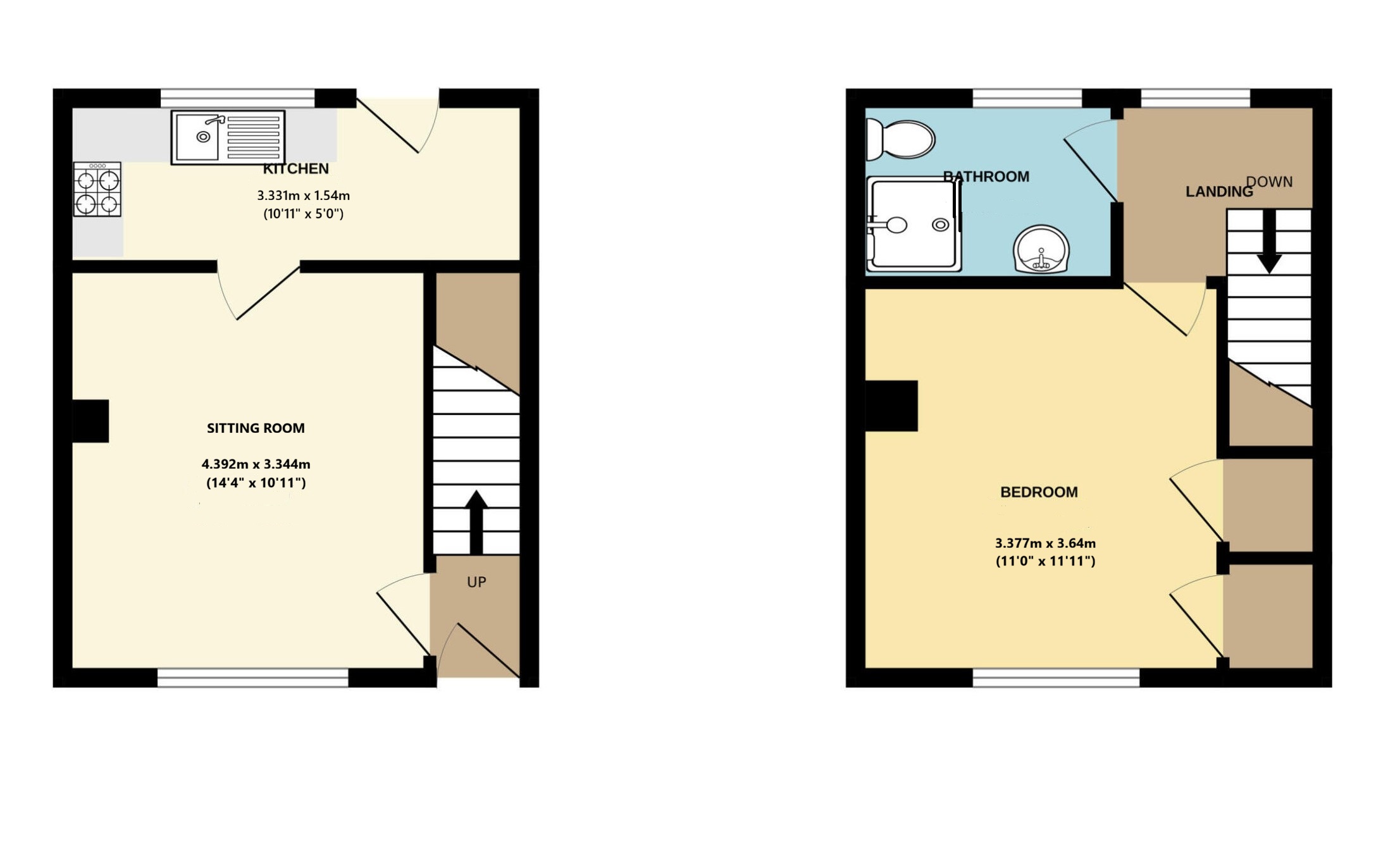 4, The Close, YELVERTON floorplan