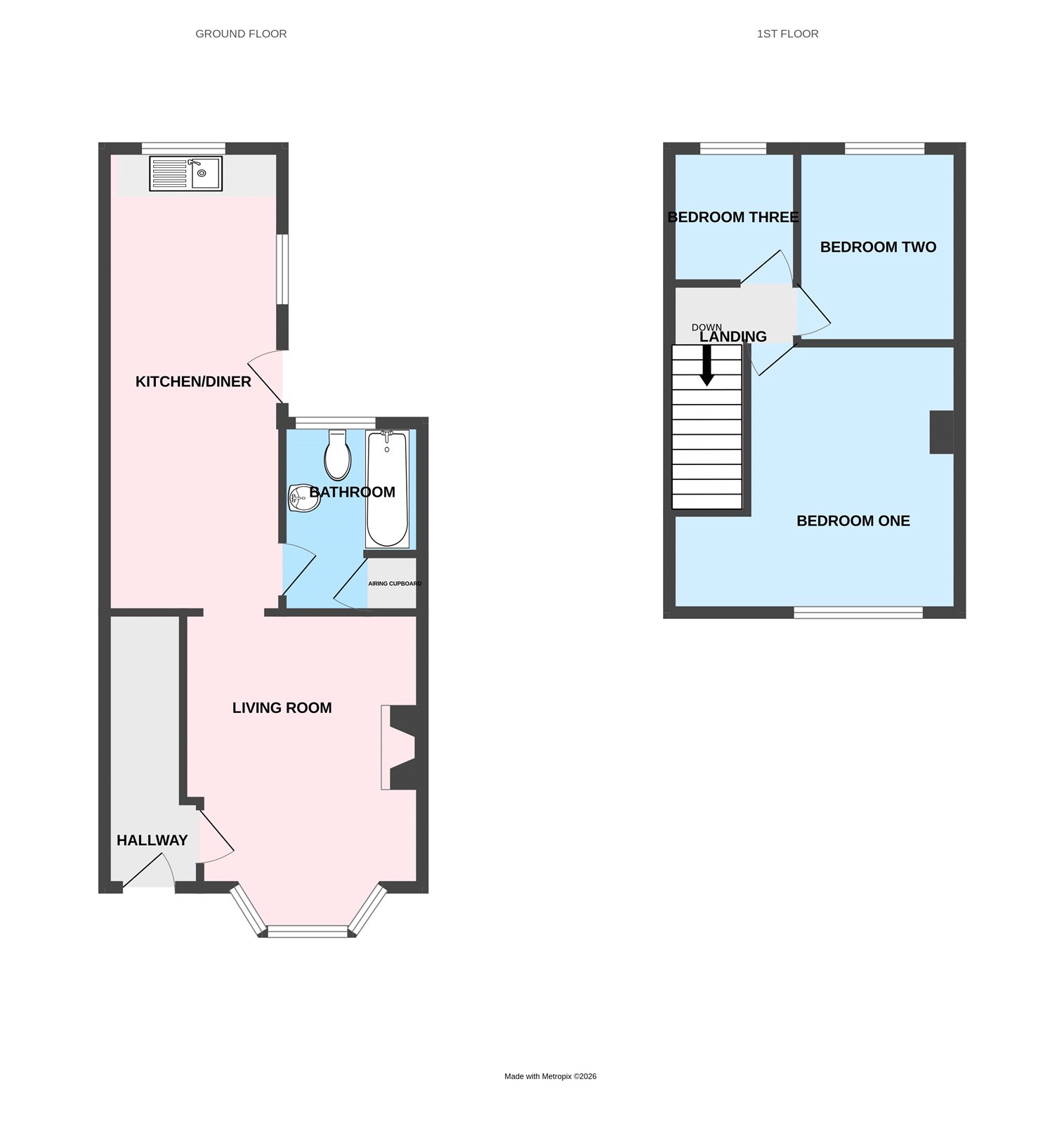 62, Kendal Road, Shropshire floorplan