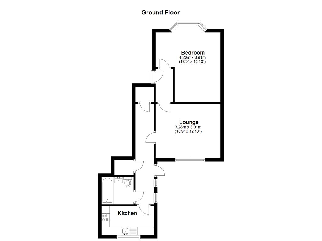 1 Bedrooms Flat to rent in Springfield Road, Brighton BN1