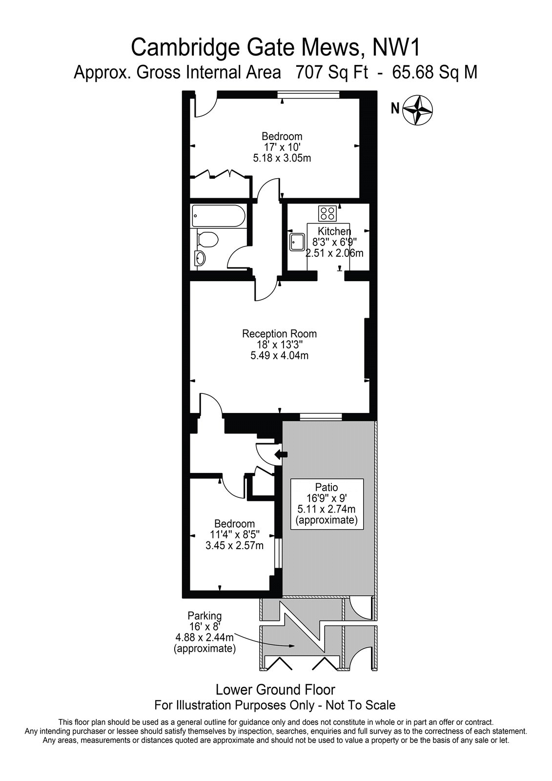 2 Bedrooms Mews house to rent in Cambridge Gate Mews, Regents Park, London NW1