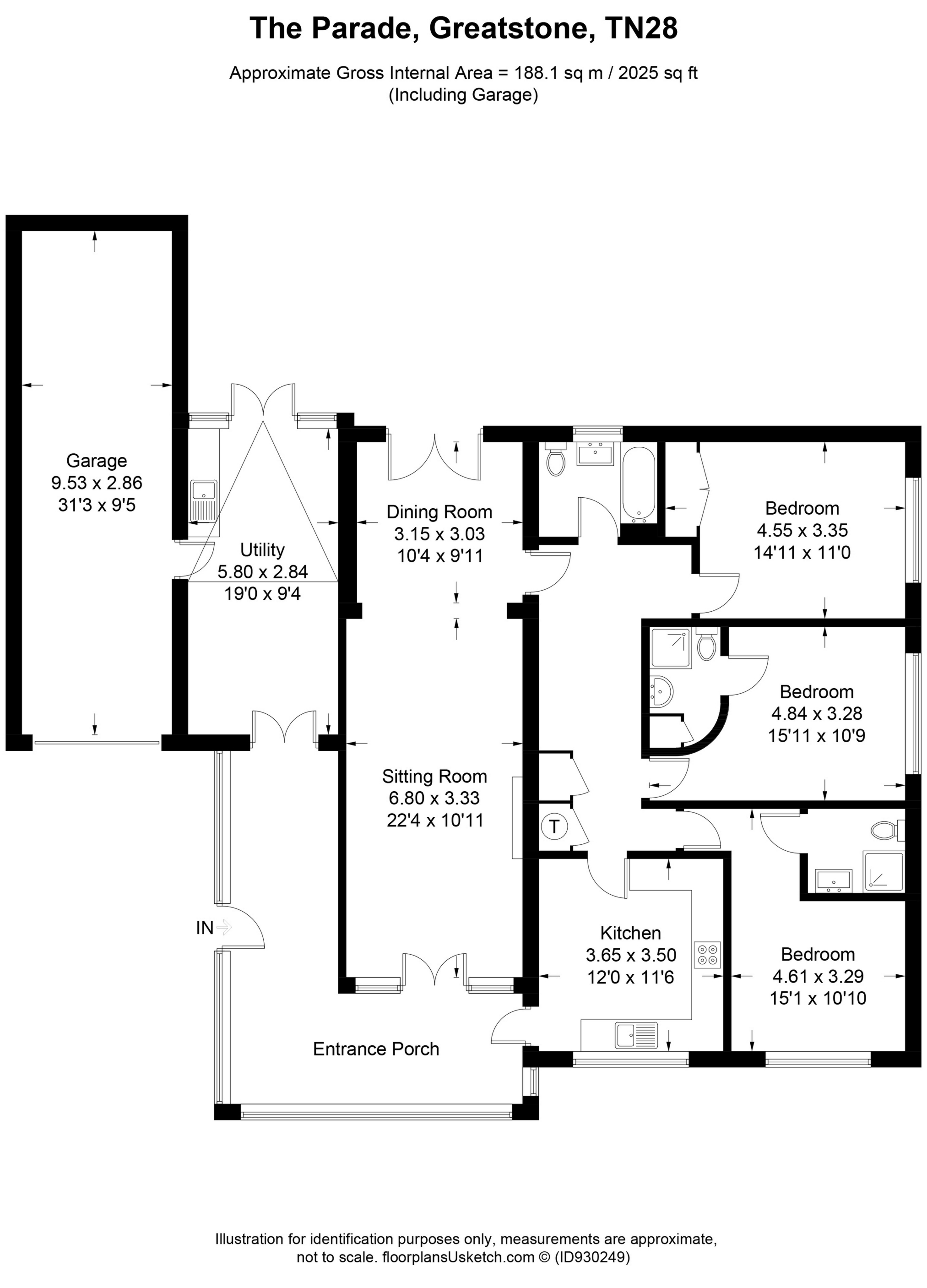 The Parade, Greatstone TN28, 3 bedroom bungalow for sale 63848503