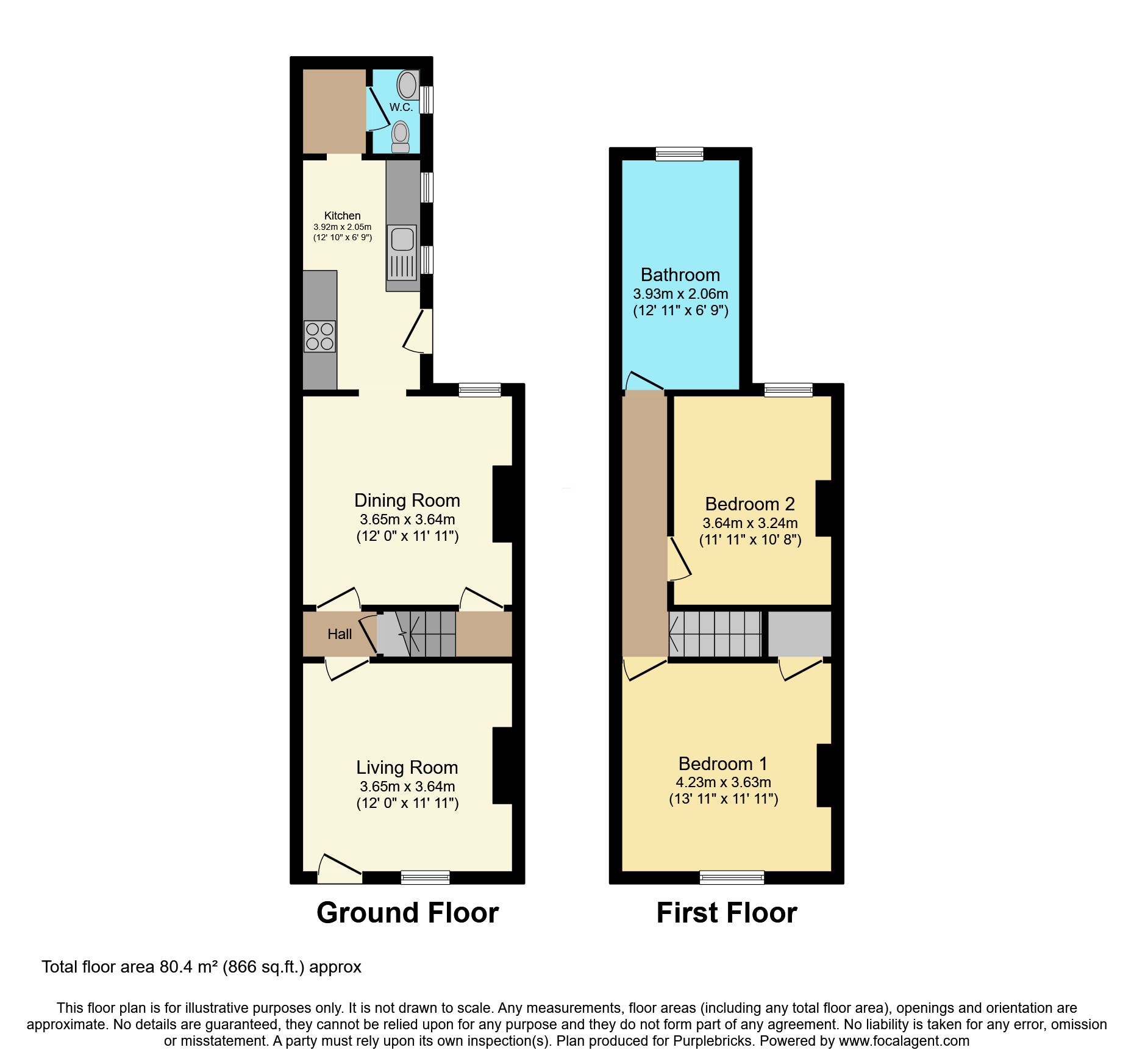 Sandy Lane, Worksop floorplan