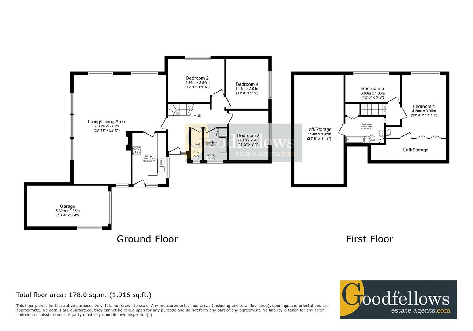 175, Middle Drive, Ponteland floorplan
