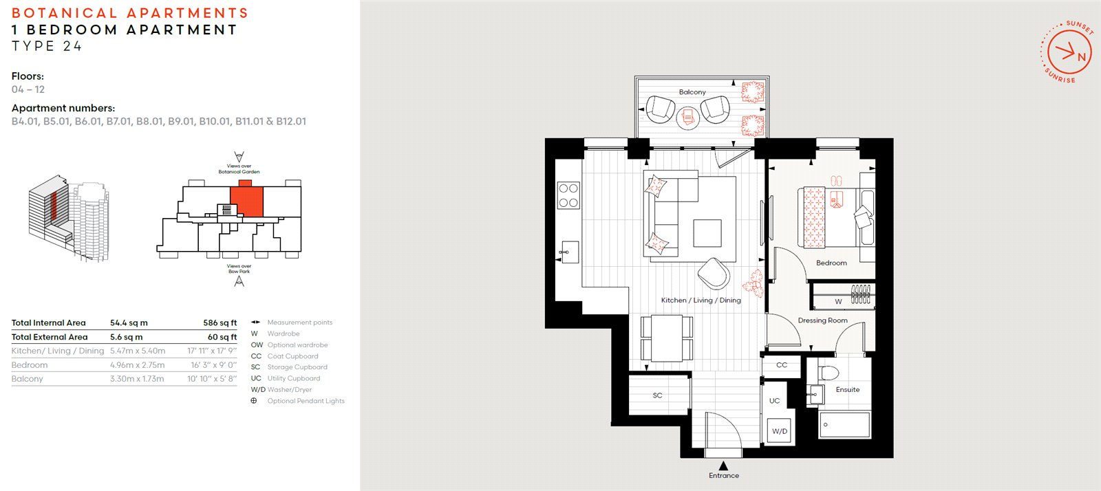 B10.01**,, Bow Green, London floorplan