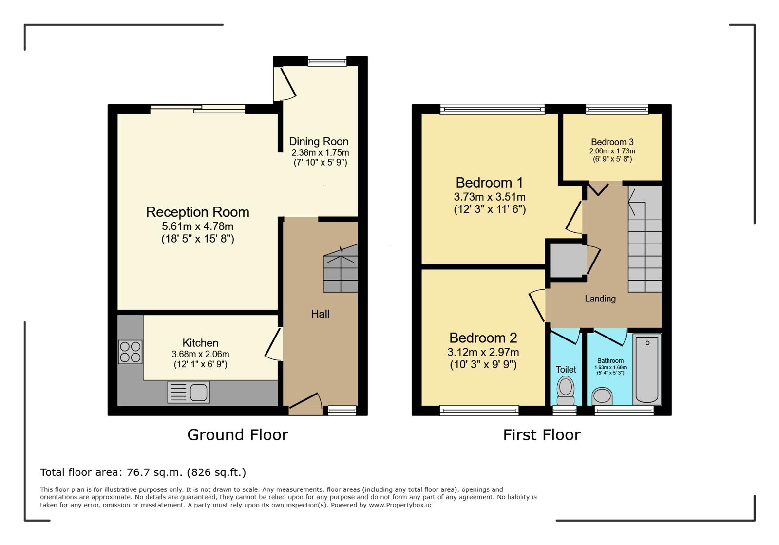313, Croxley View, Hertfordshire floorplan