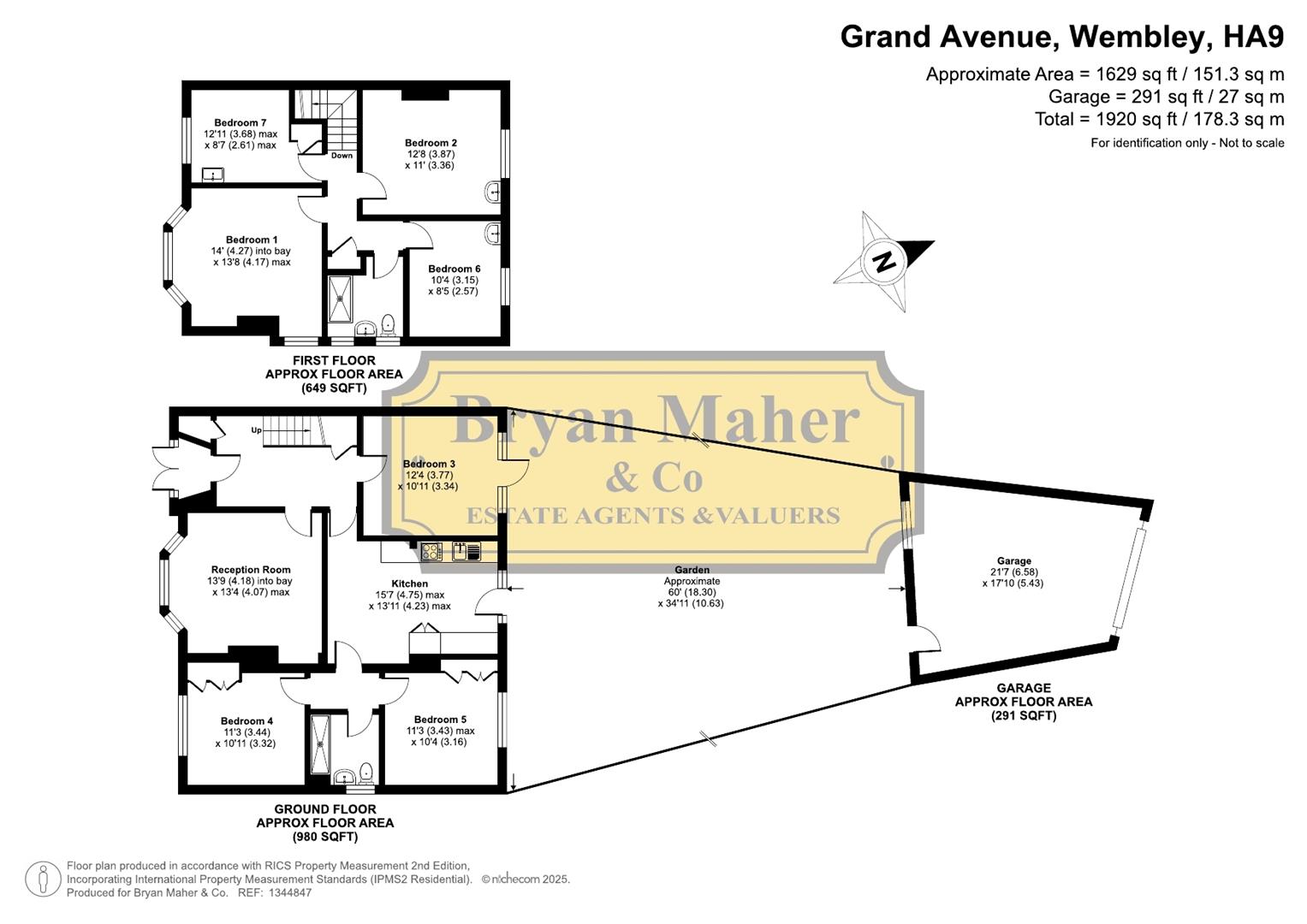 7, Grand Avenue, Wembley floorplan