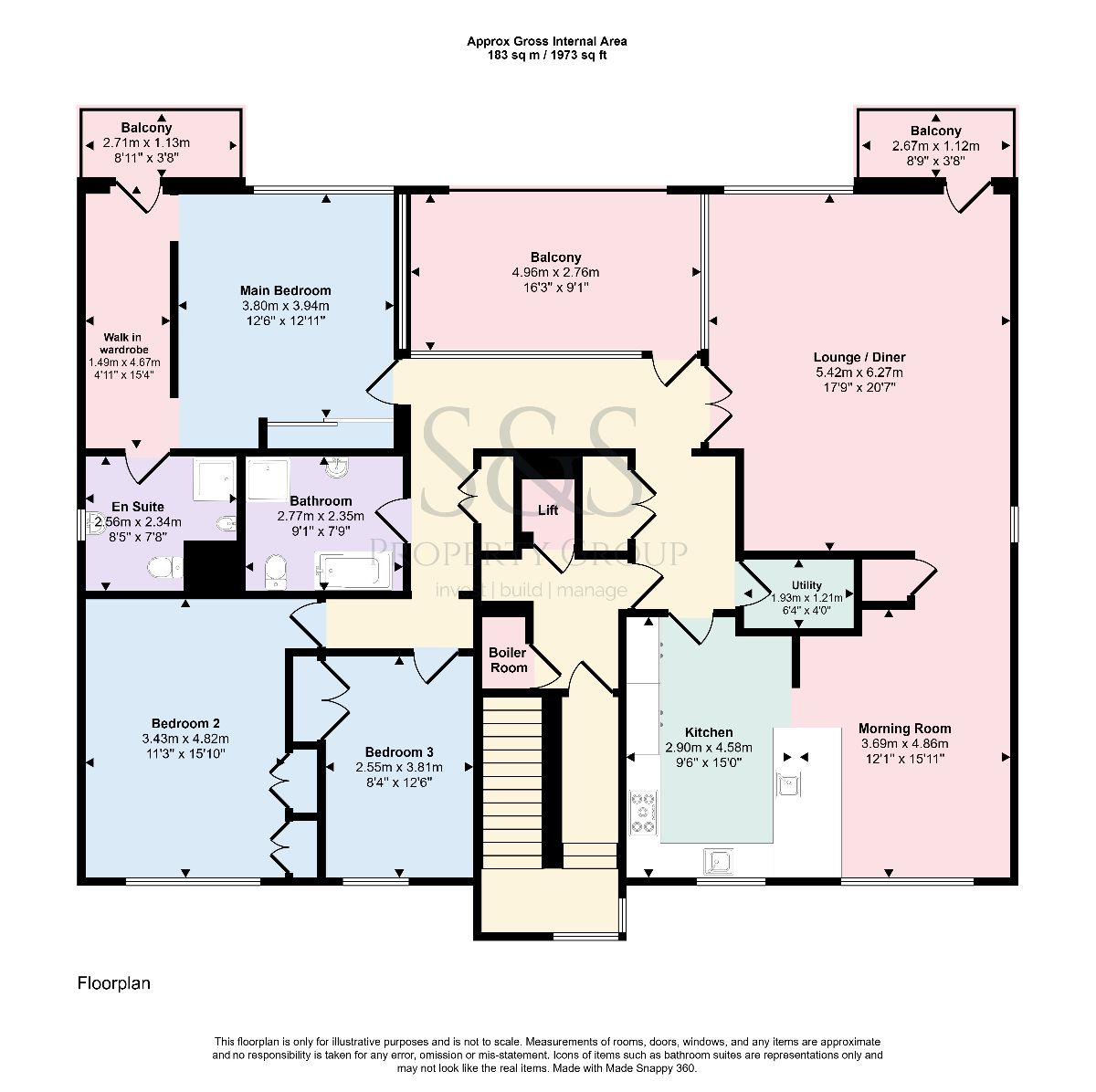 7 Eccleston Place, Salford floorplan
