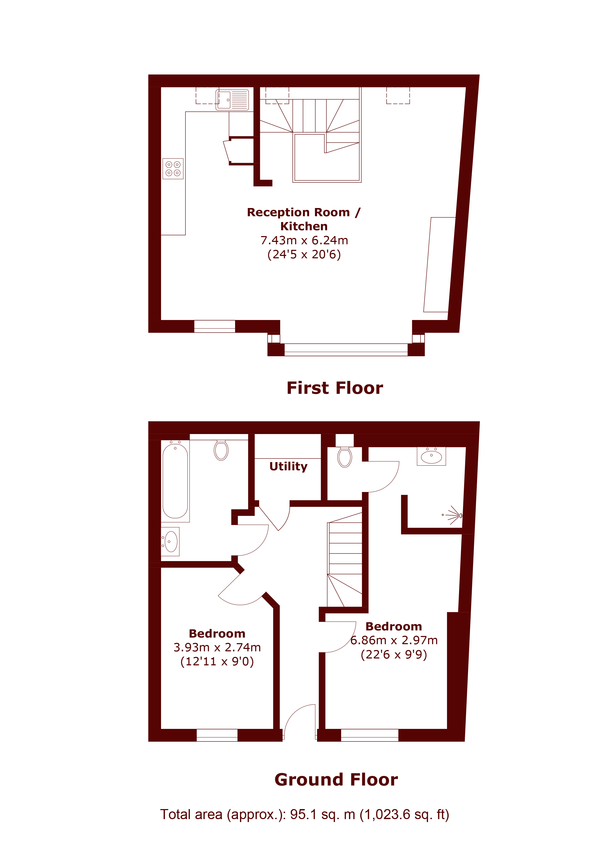 13, Dunworth Mews, London floorplan