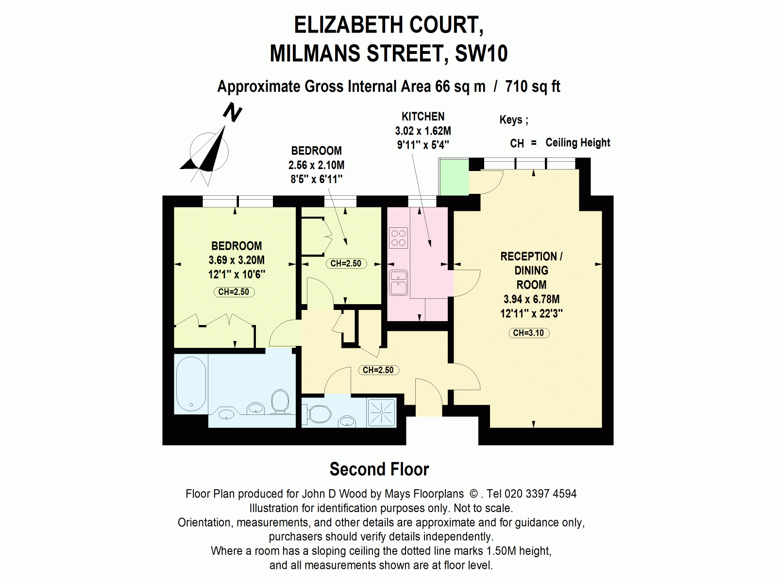 41 Elizabeth Court, 47, Milmans Street, London floorplan