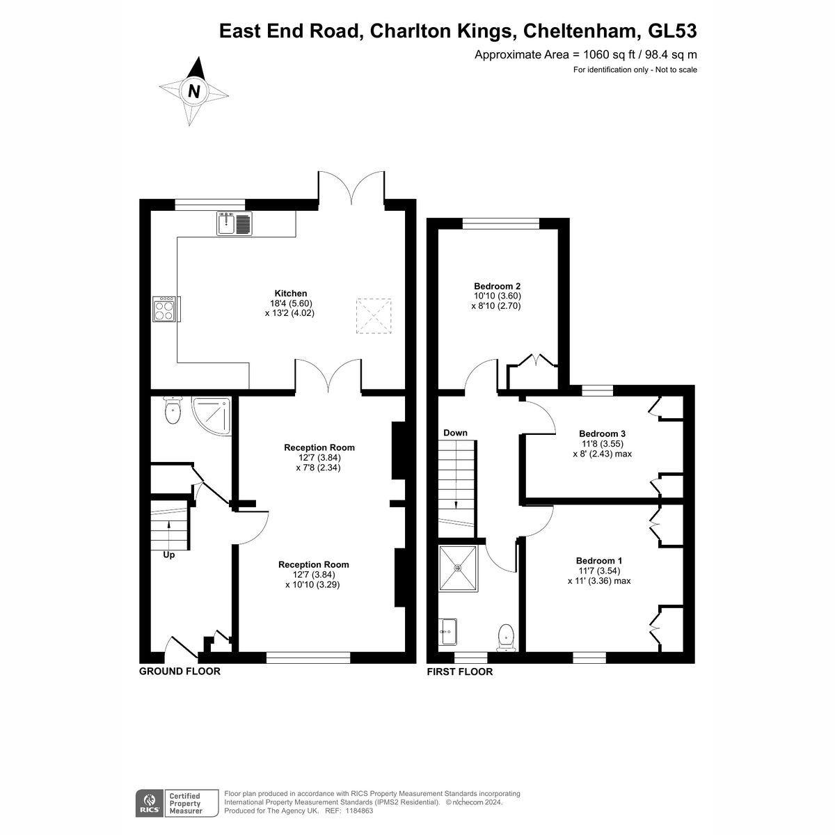 53, East End Road floorplan