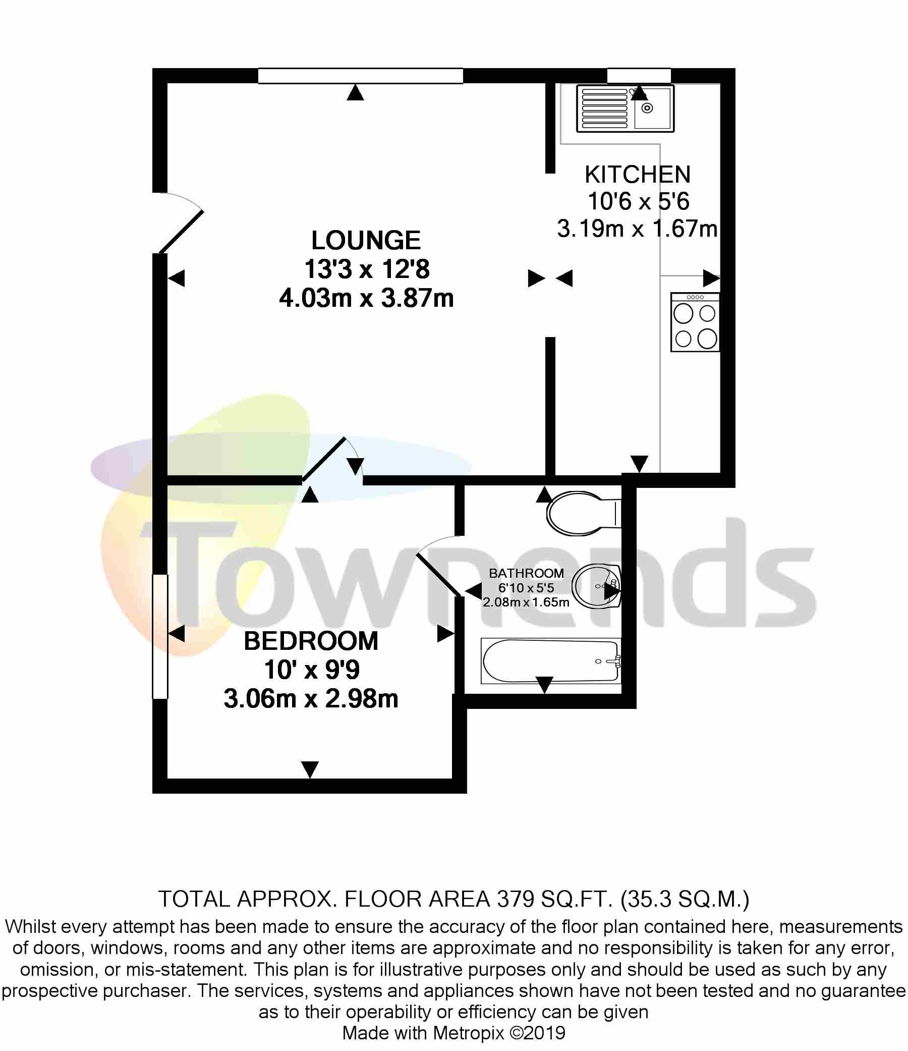 1 Bedrooms Flat to rent in Haydon Place, Guildford, Surrey GU1