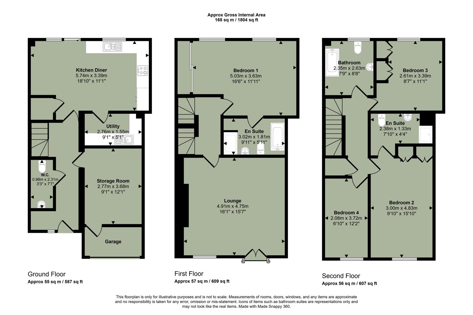 7, Cambrian Crescent, Cardiff floorplan