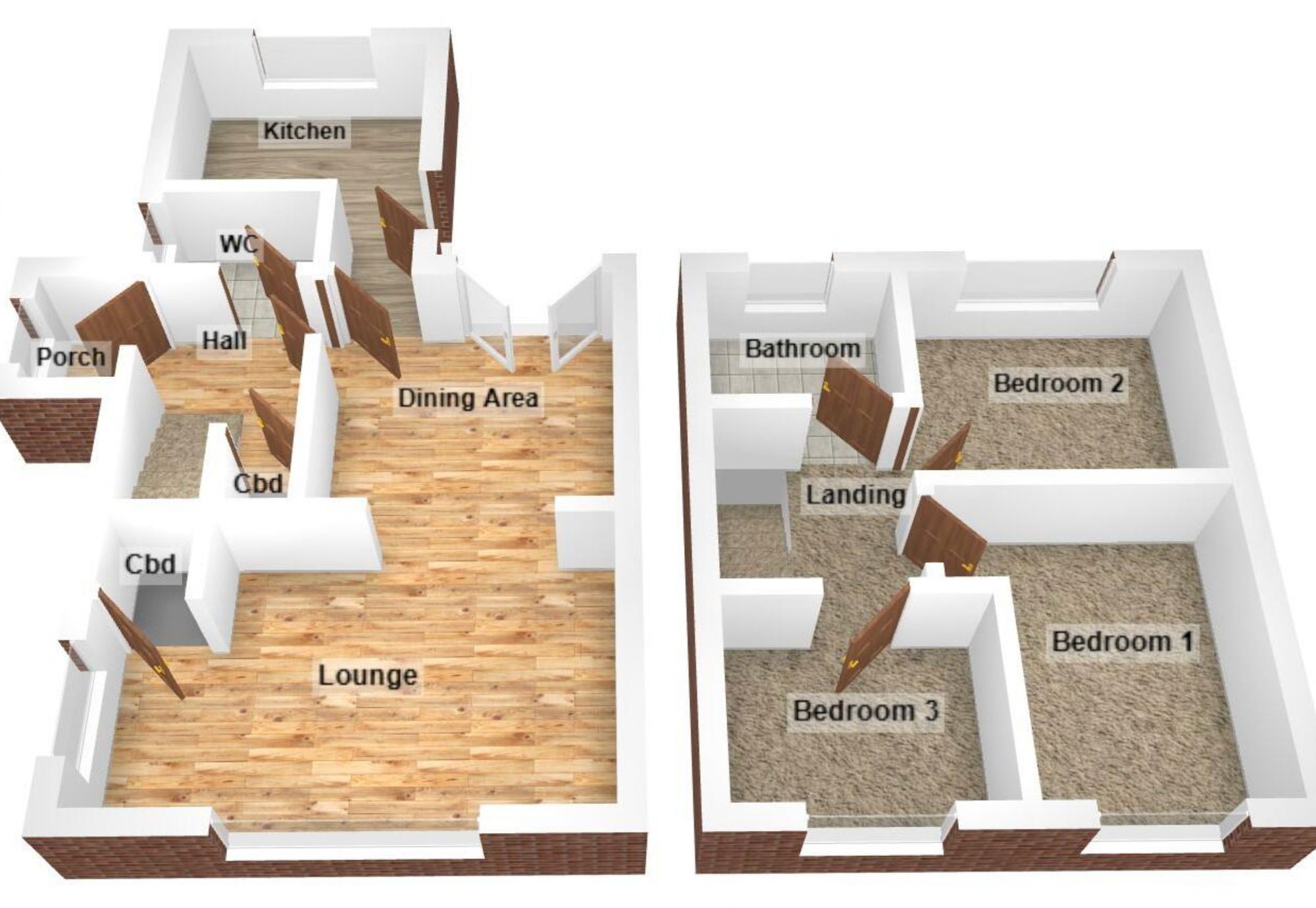 7 Bowls Close, Caerphilly floorplan