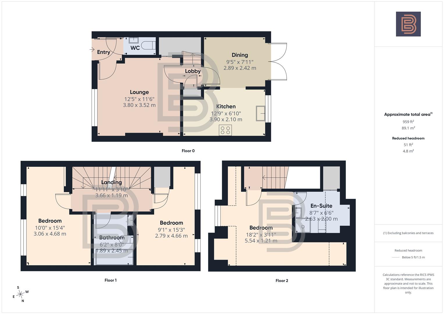 10, Planter Close, Rugby floorplan