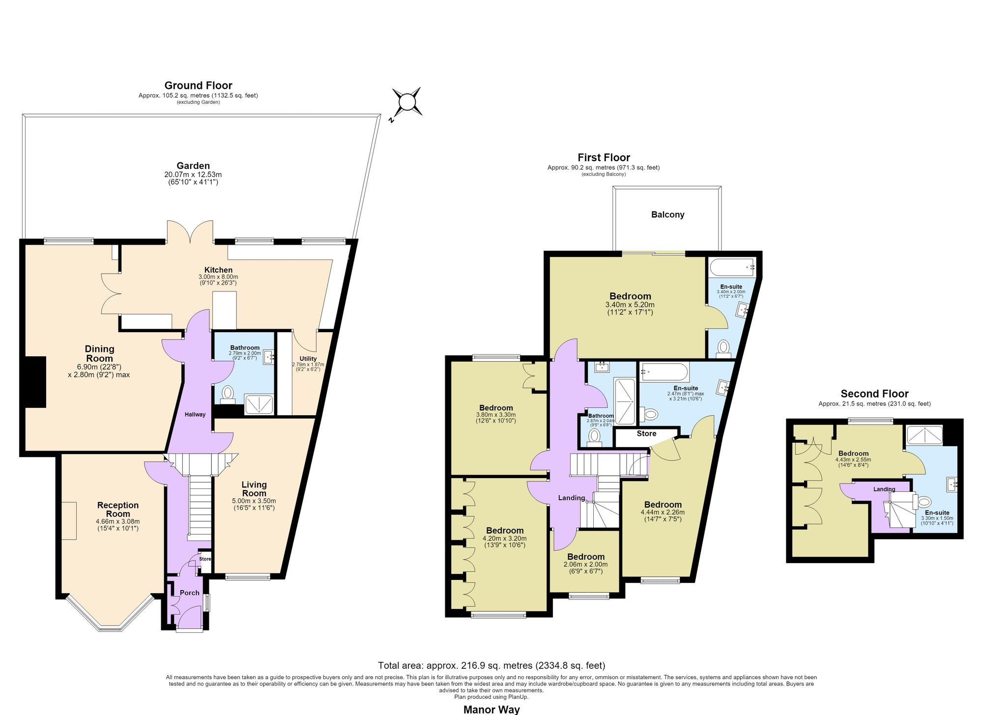 28 Manor Way, Chingford floorplan