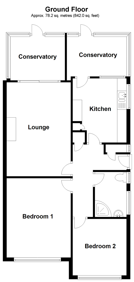 Kimberley Grove, Seasalter, Whitstable, Kent CT5, 2 bedroom semi