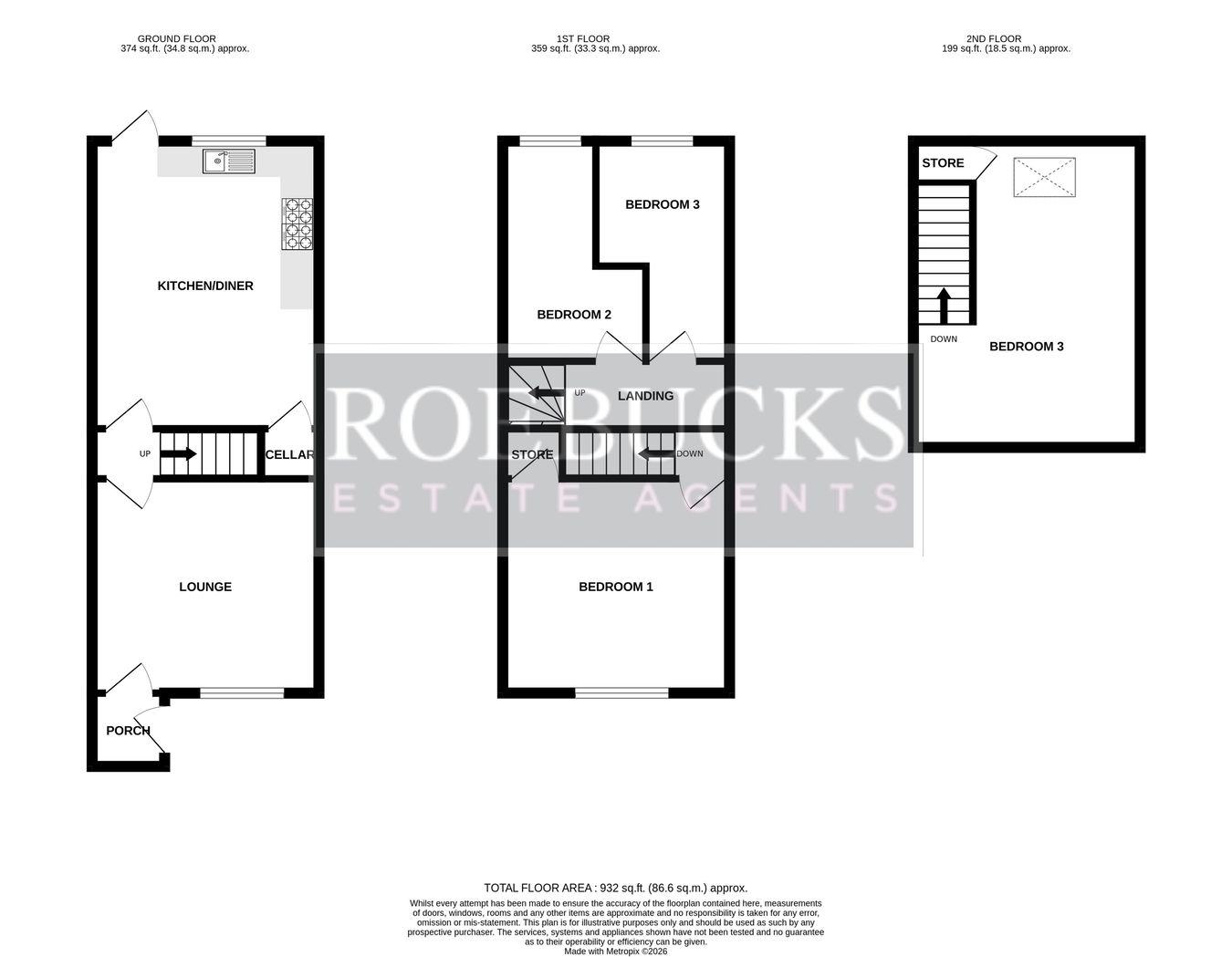21, Mottram Street, Barnsley floorplan