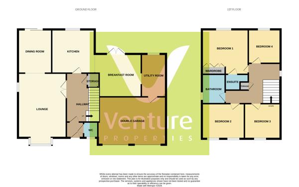 7, Wordsworth Court, Crook floorplan