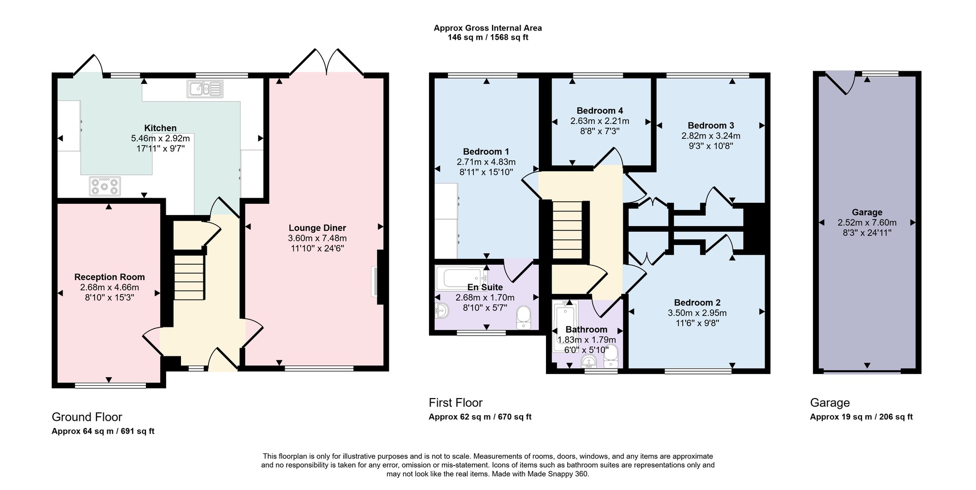 28, Leadale, Preston floorplan