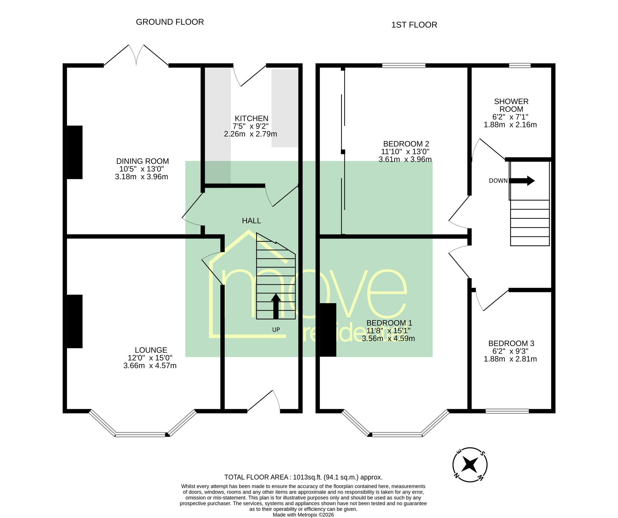 203 Woodchurch Road, Birkenhead floorplan