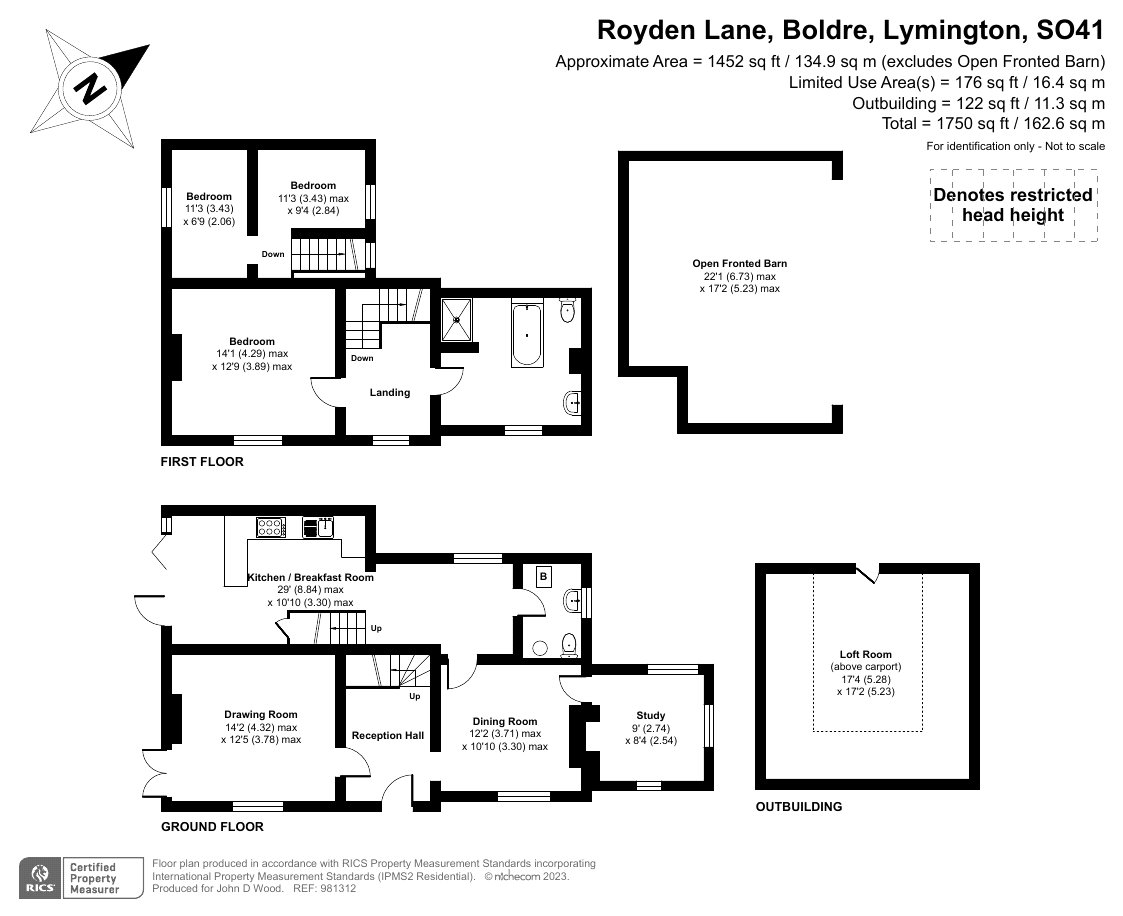 Royden Lane, Boldre, Lymington, Hampshire SO41, 3 bedroom detached