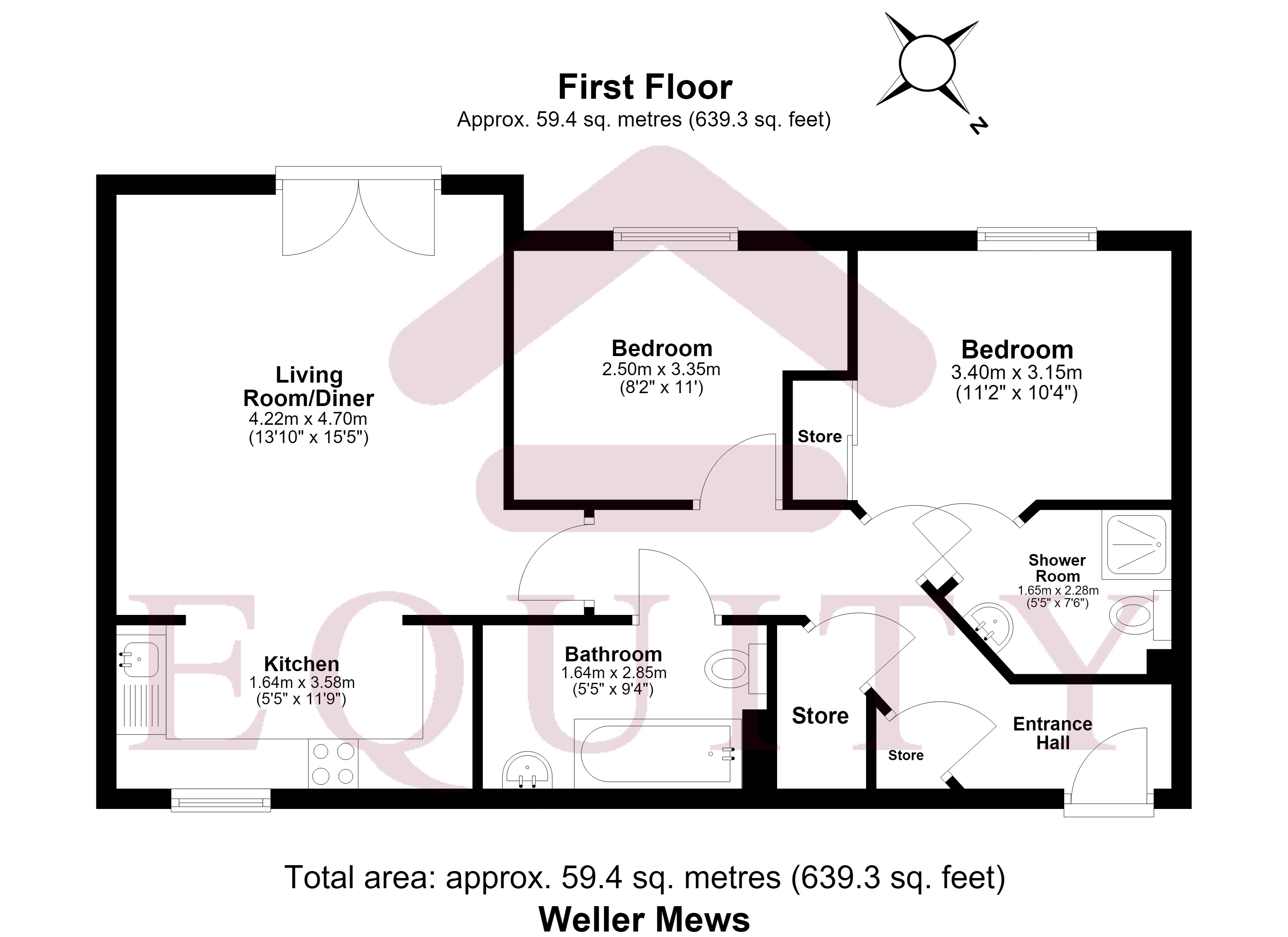 6, Weller Mews, Enfield floorplan
