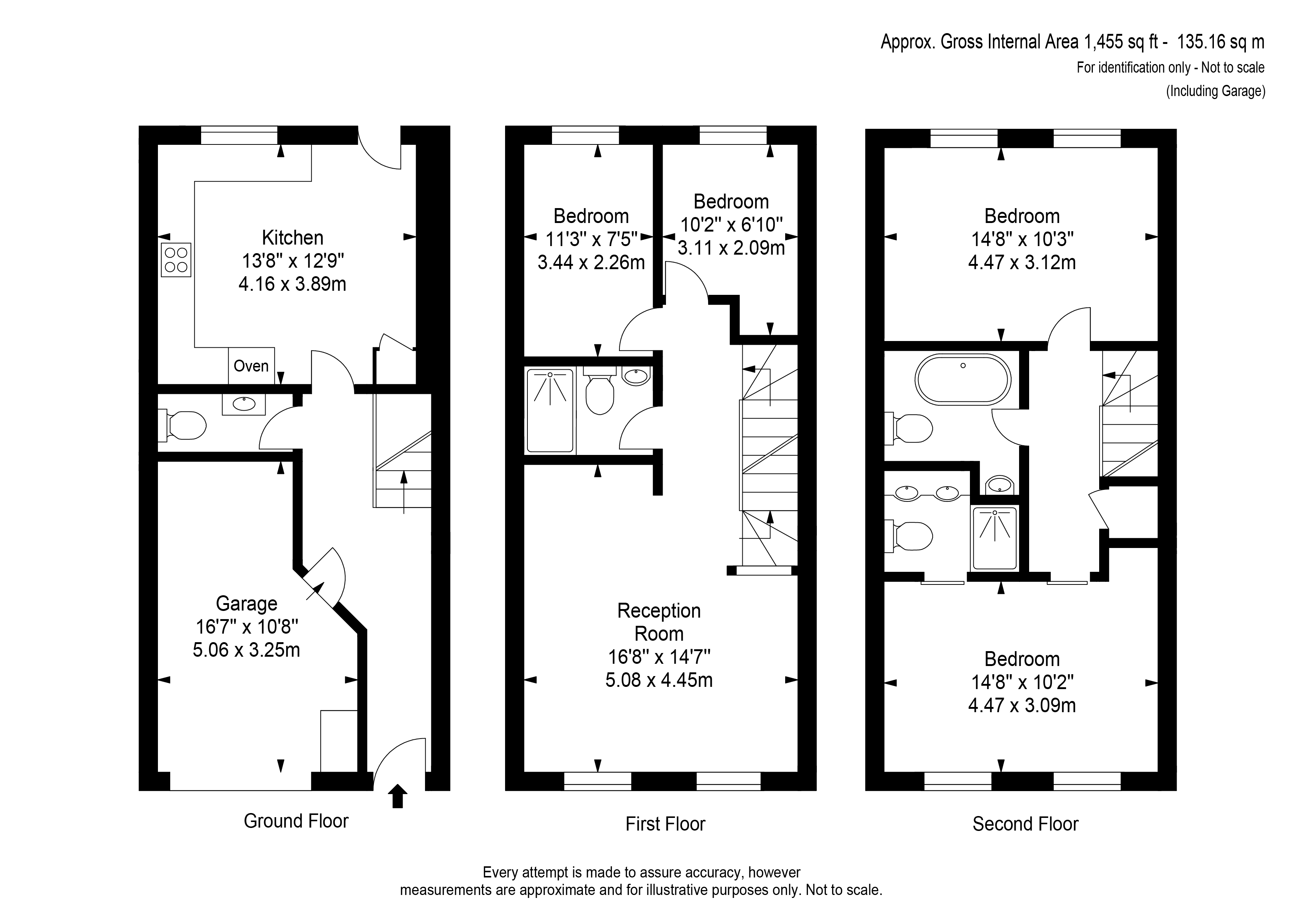 16, Clarendon Gate, Chertsey floorplan