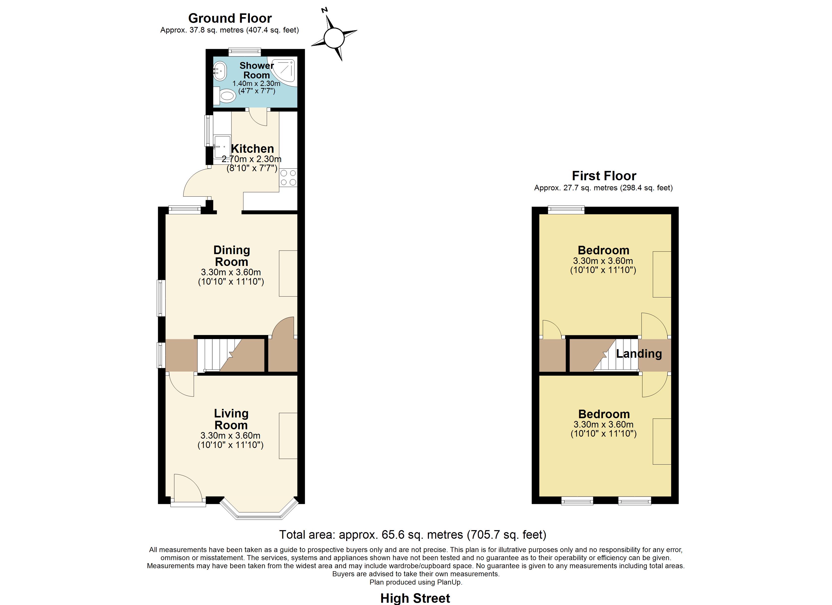 298, High Street, Great Wakering floorplan