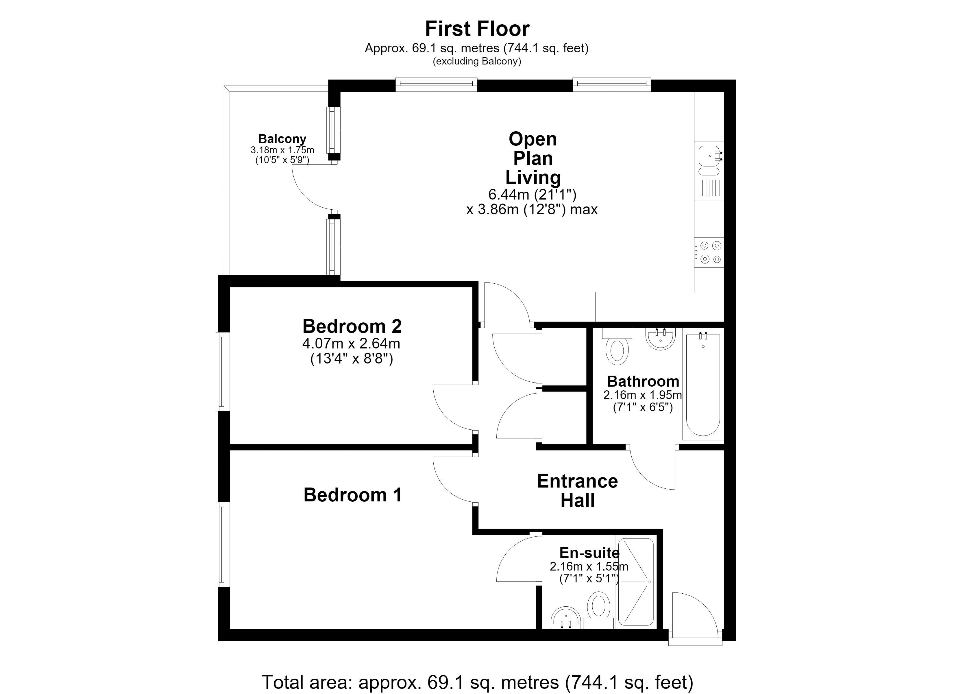 16, Rixson Road, Ebbsfleet floorplan