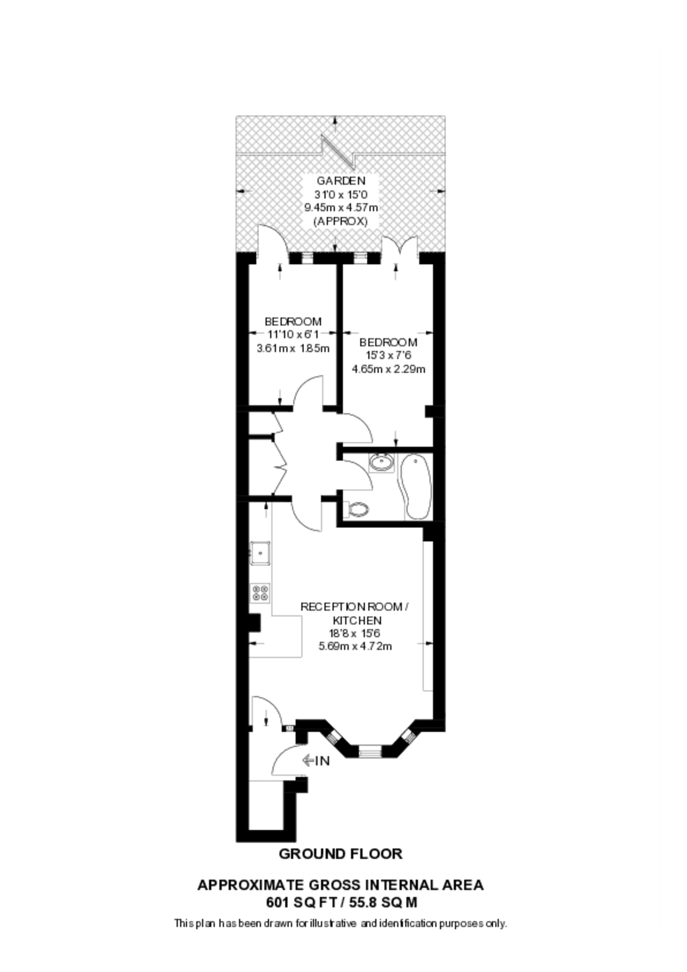 Medina Road, Finsbury Park floorplan