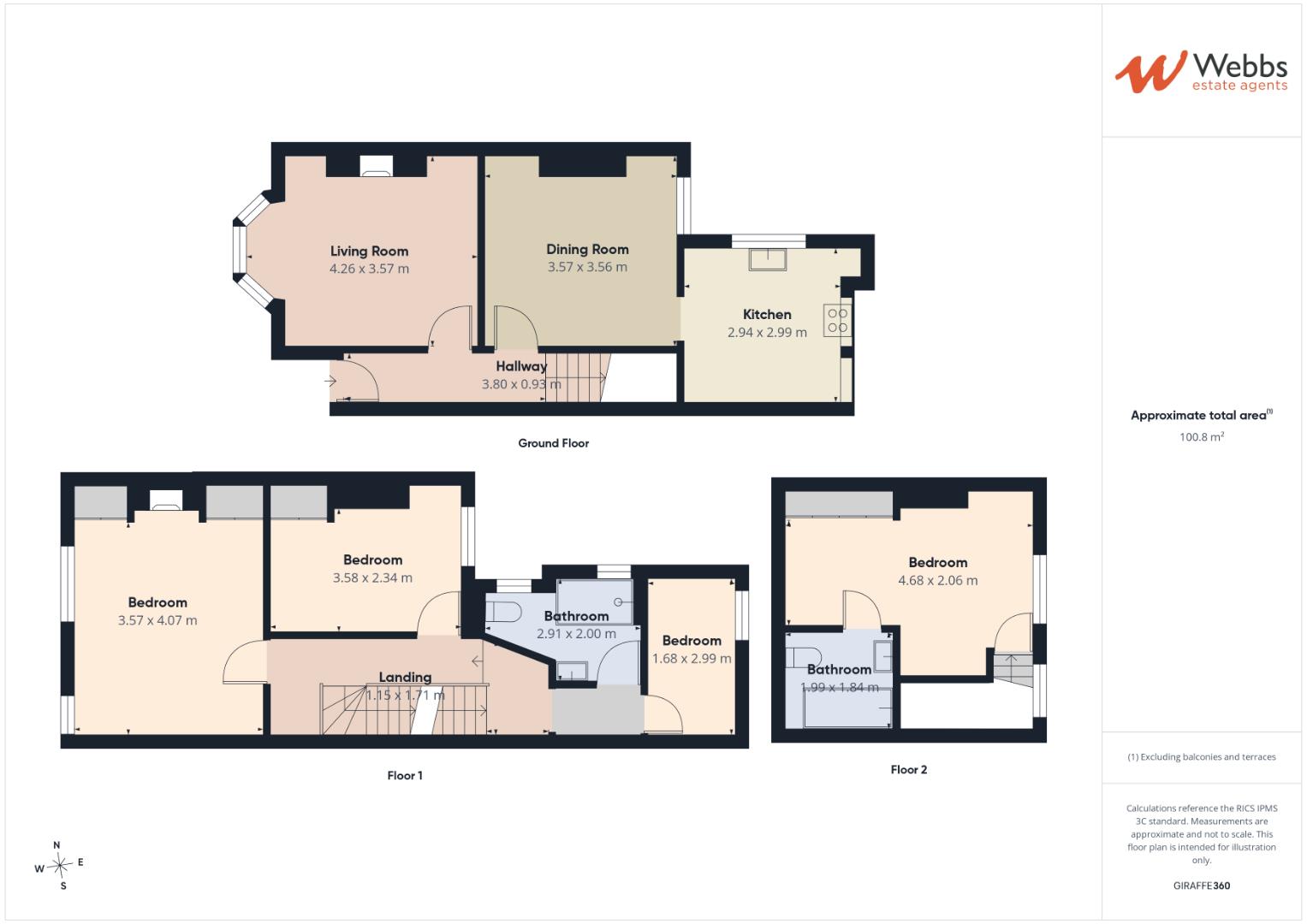 32, Whetstone Lane, Walsall floorplan
