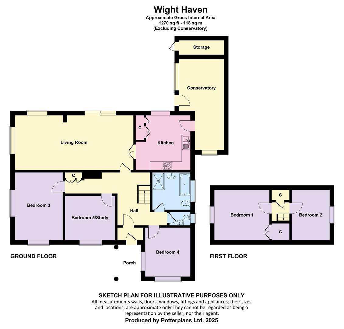 Wight Haven, Weston Lane, Totland Bay floorplan