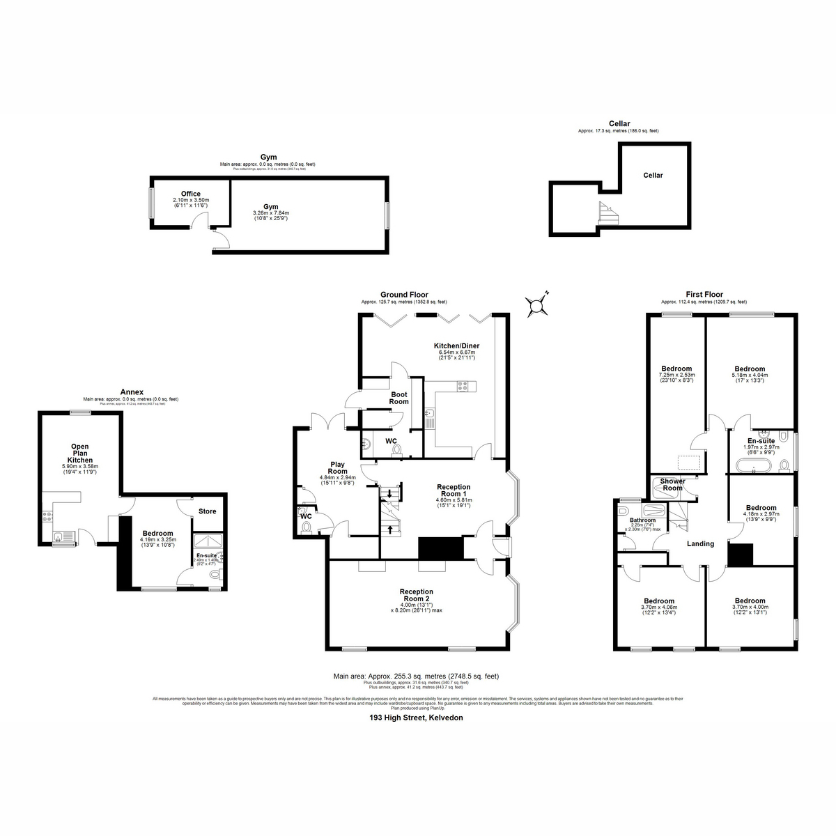 193, High Street, Colchester floorplan