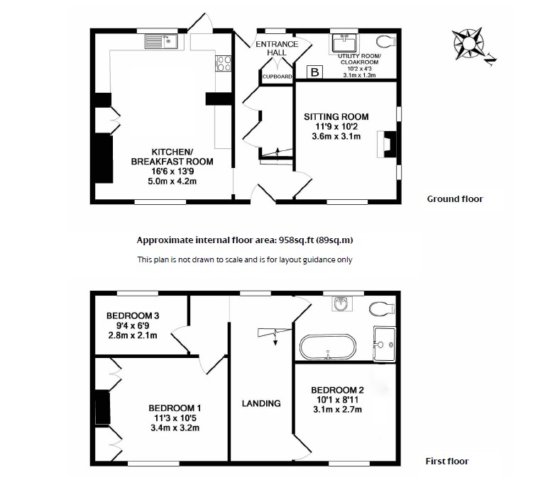 2 Cockmount Cottages, Cockmount Lane floorplan