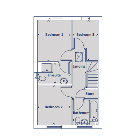 "The Caddington" at Campbell Park Road, Hebburn NE31, 3 bedroom property for sale 59978135