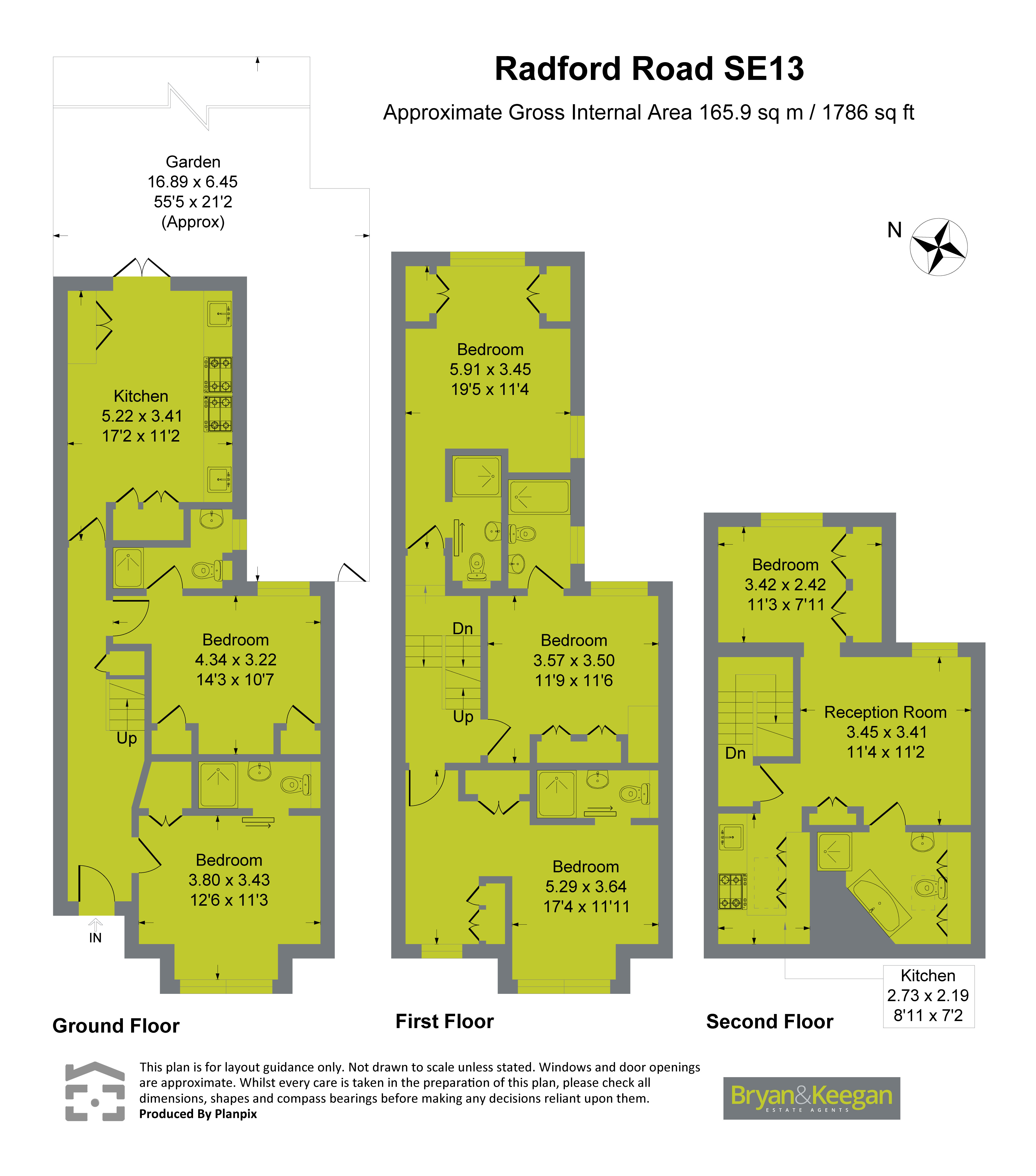 Room 1, 44, Radford Road, London floorplan