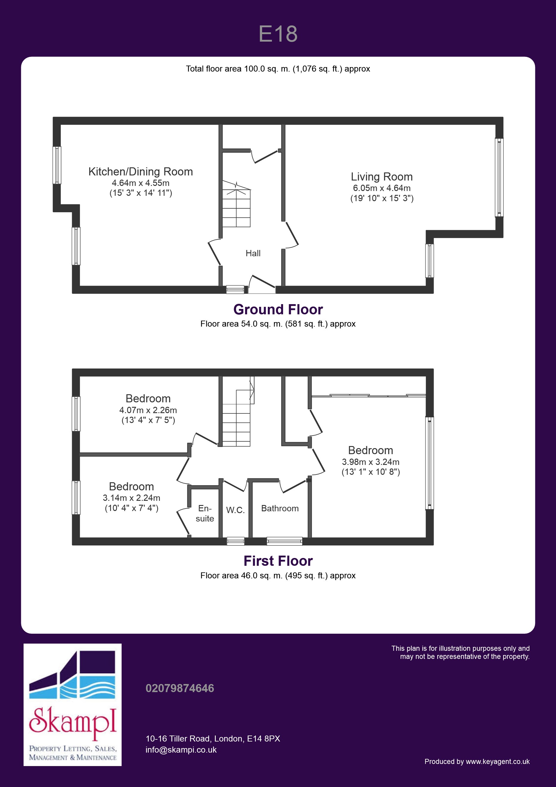 1 Bedrooms Semi-detached house to rent in Peel Road, South Woodford E18