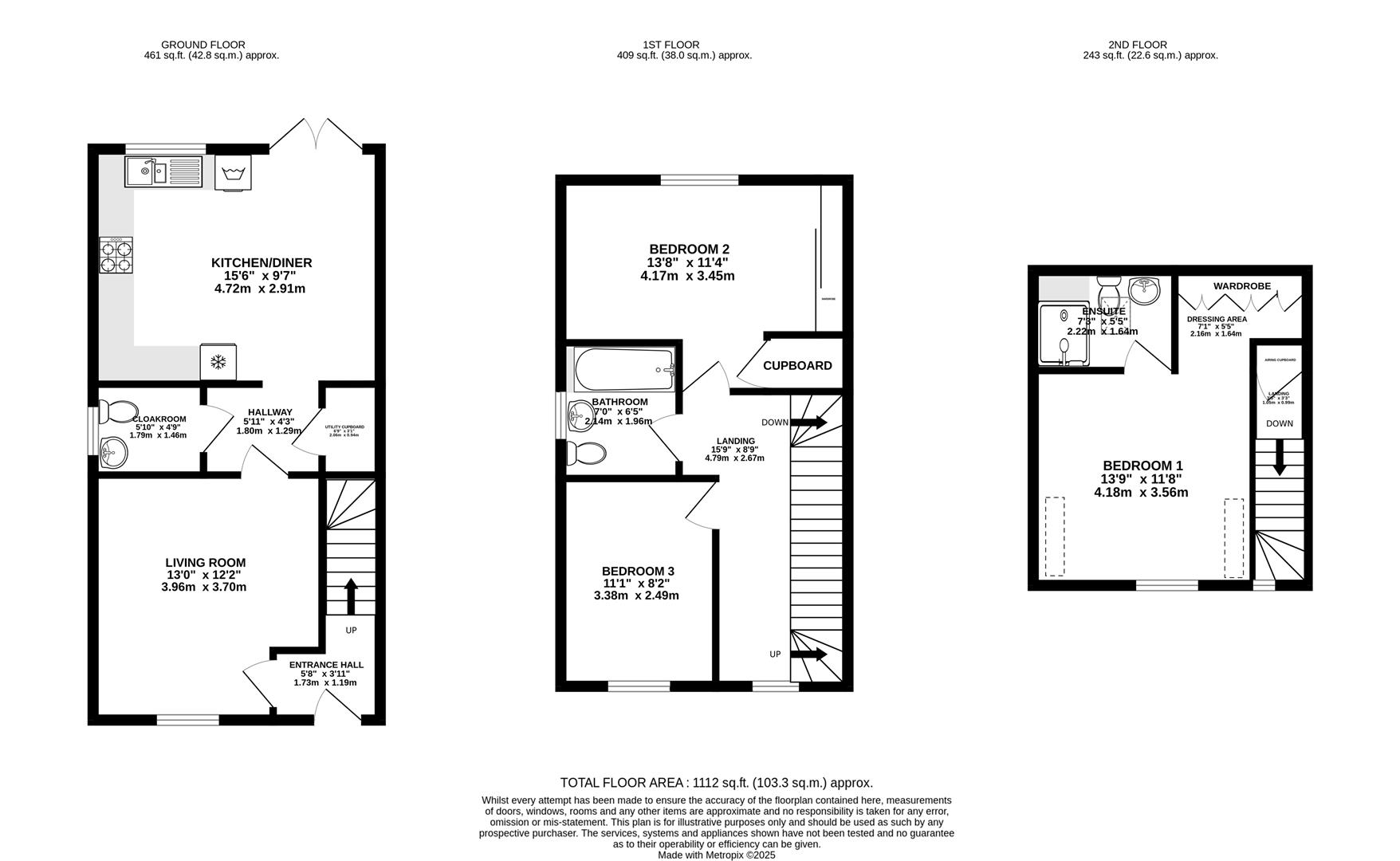 37, Great Oldbury Drive, Stonehouse floorplan